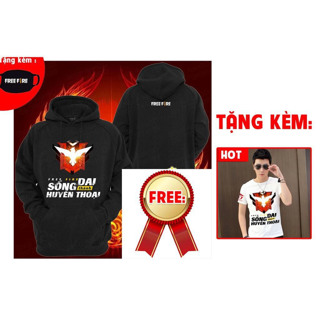 HOT SALE- Mẫu áo Hoodie in hình Free Fire gá rẻ xả kho - Fan Game nào cũng nên có - hàng độc quyền