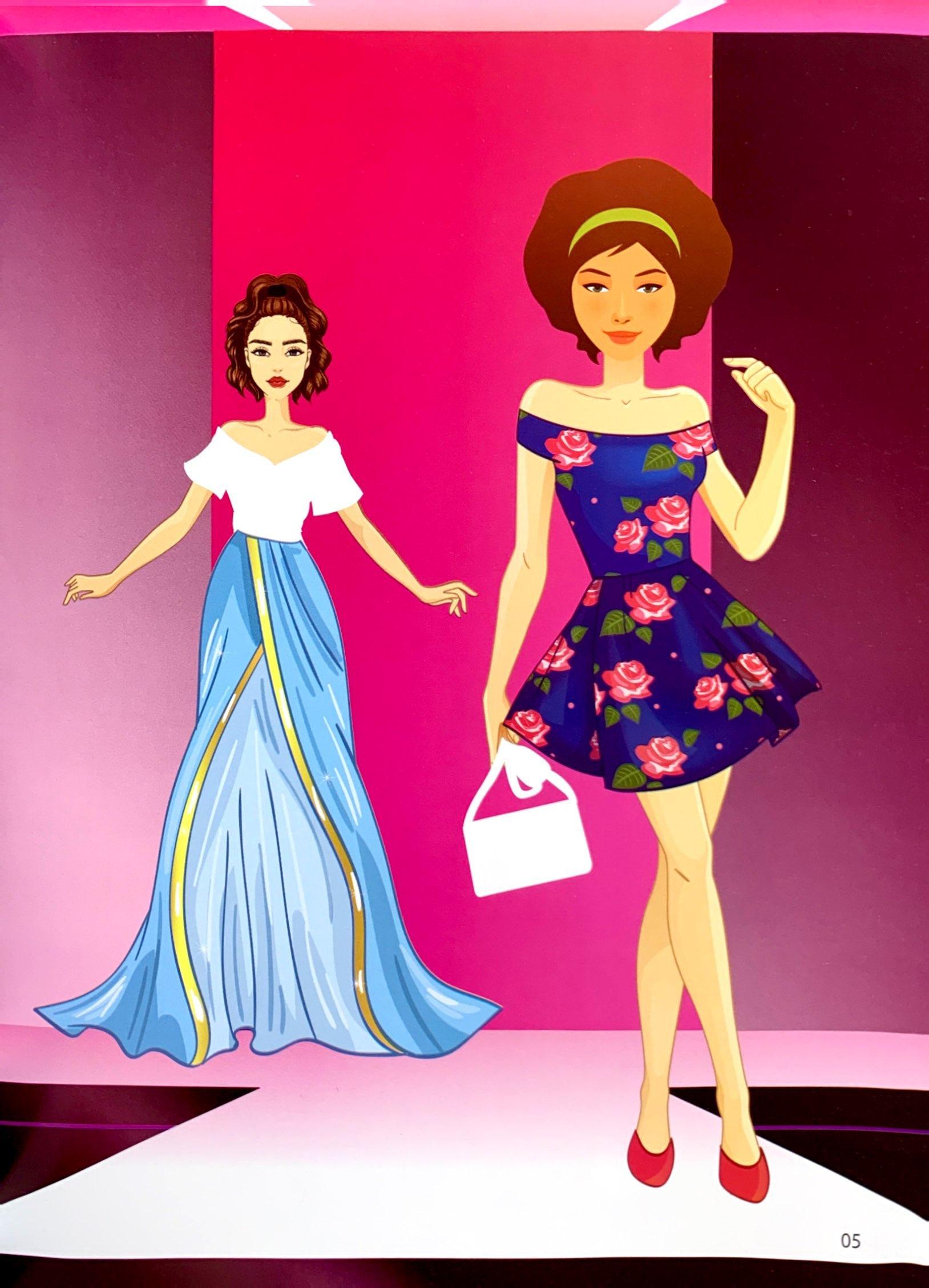 Sticker Fashion - Dán Hình Thời Trang - Tập 1