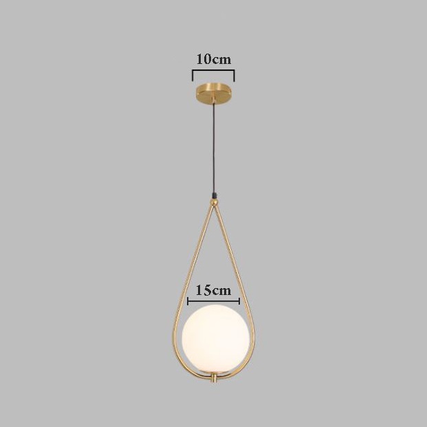 Đèn thả SAPAS hình giọt nước độc đáo trang trí nội thất sang trọng - kèm bóng LED chuyên dụng - (82).