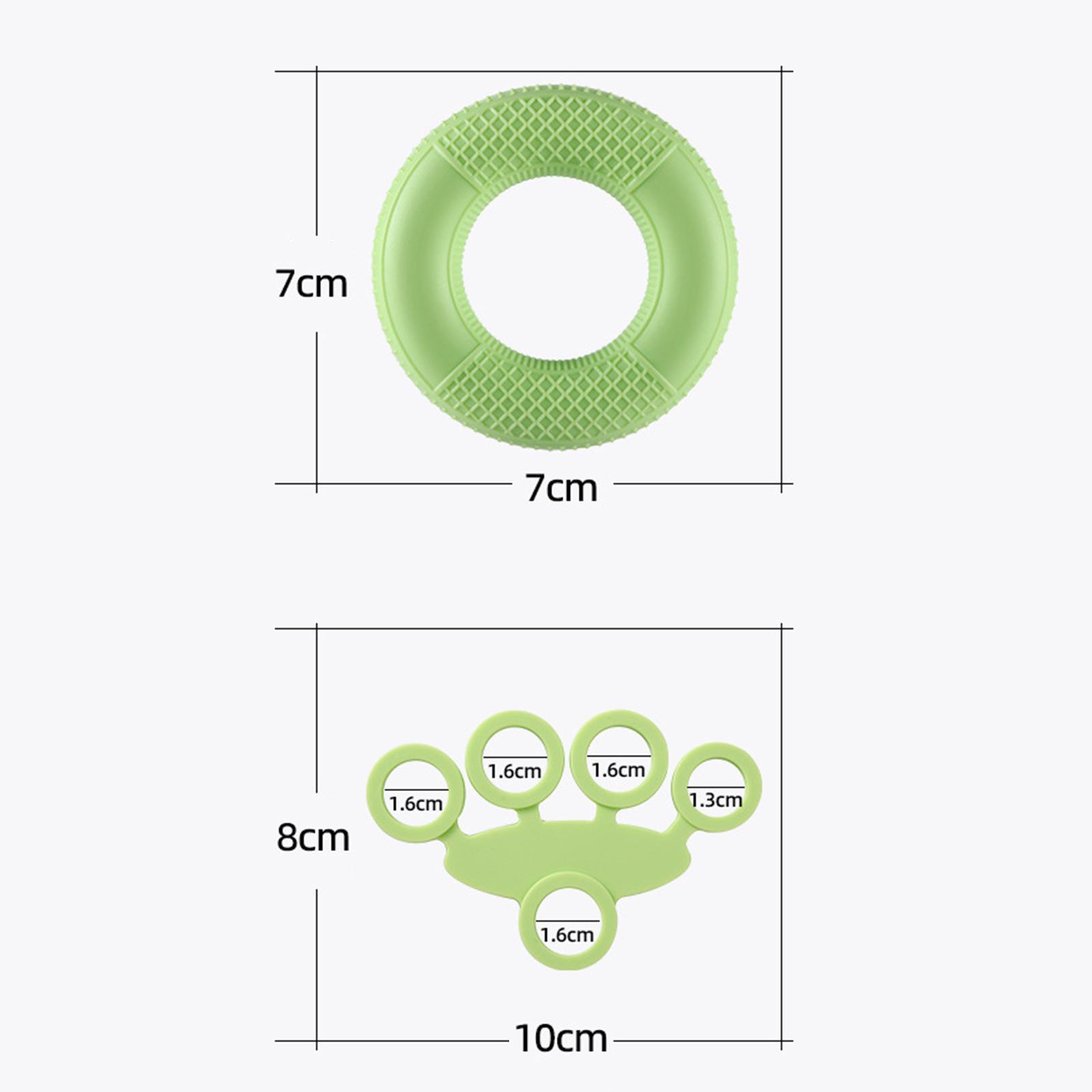 Silicone Hand Gripper Exerciser Finger Grip Finger Strengthener for Fitness Guitar