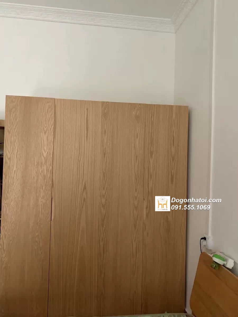 Tủ quần áo gỗ sồi tự nhiên 5 cánh C2m x D2m2 - TA240