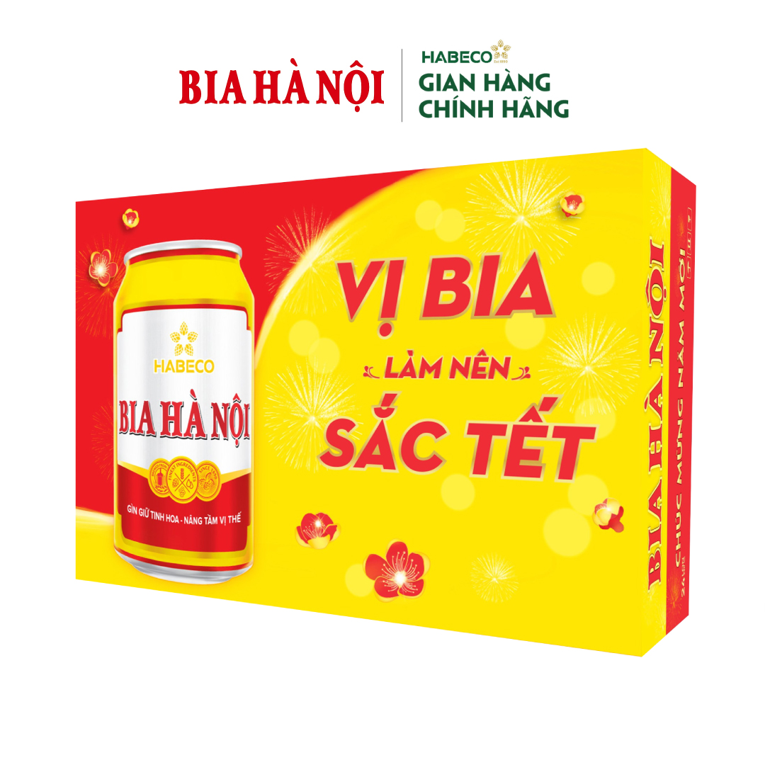 Combo 2 Thùng Bia Hà Nội - Thùng 24 lon 330ml