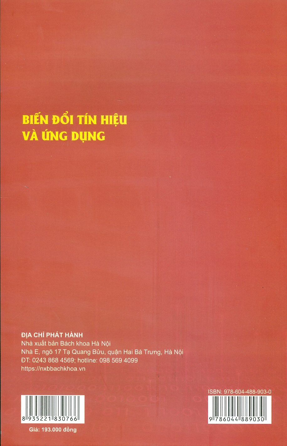 Biến Đổi Tín Hiệu Và Ứng Dụng - ảnh 3