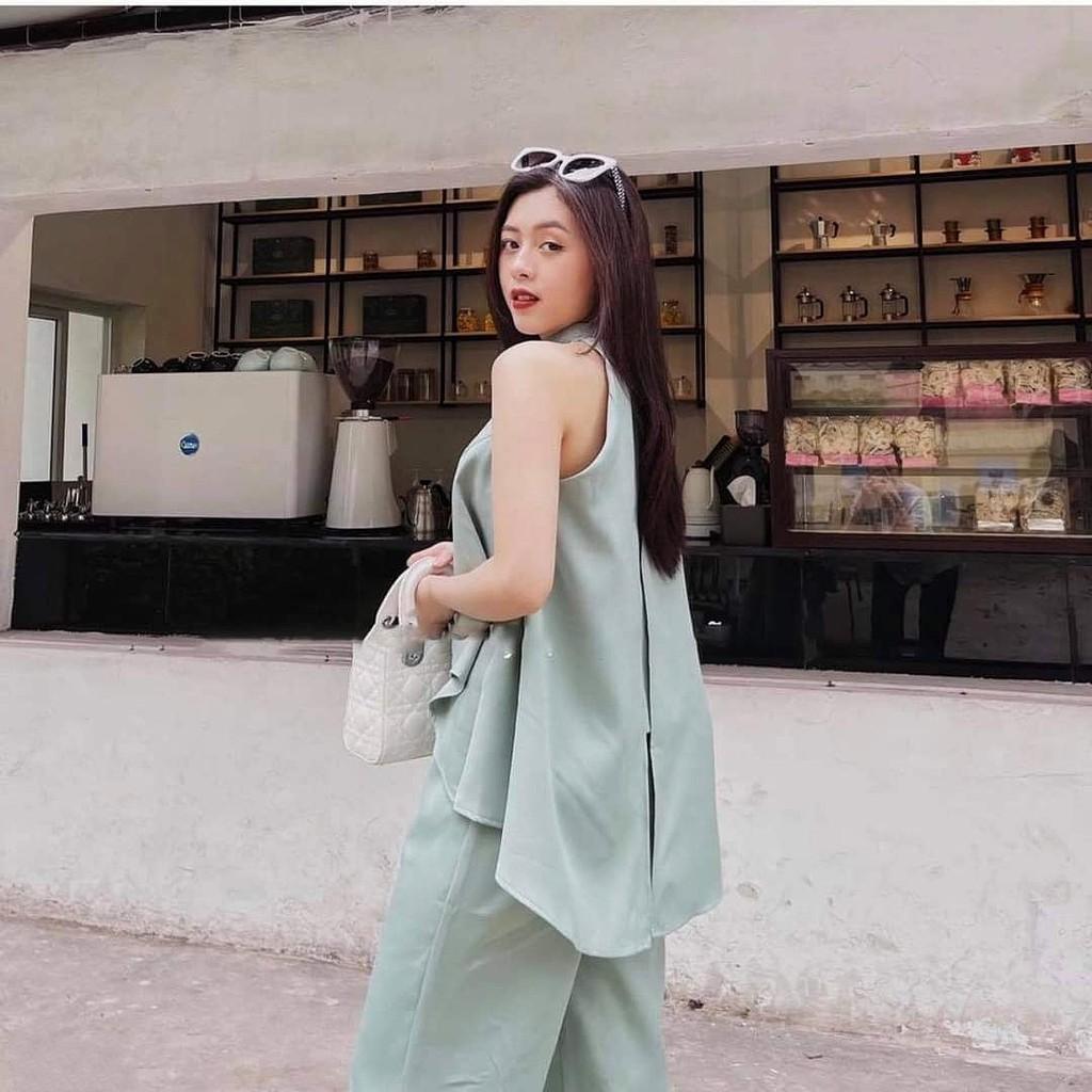 Set áo yếm + quần suông