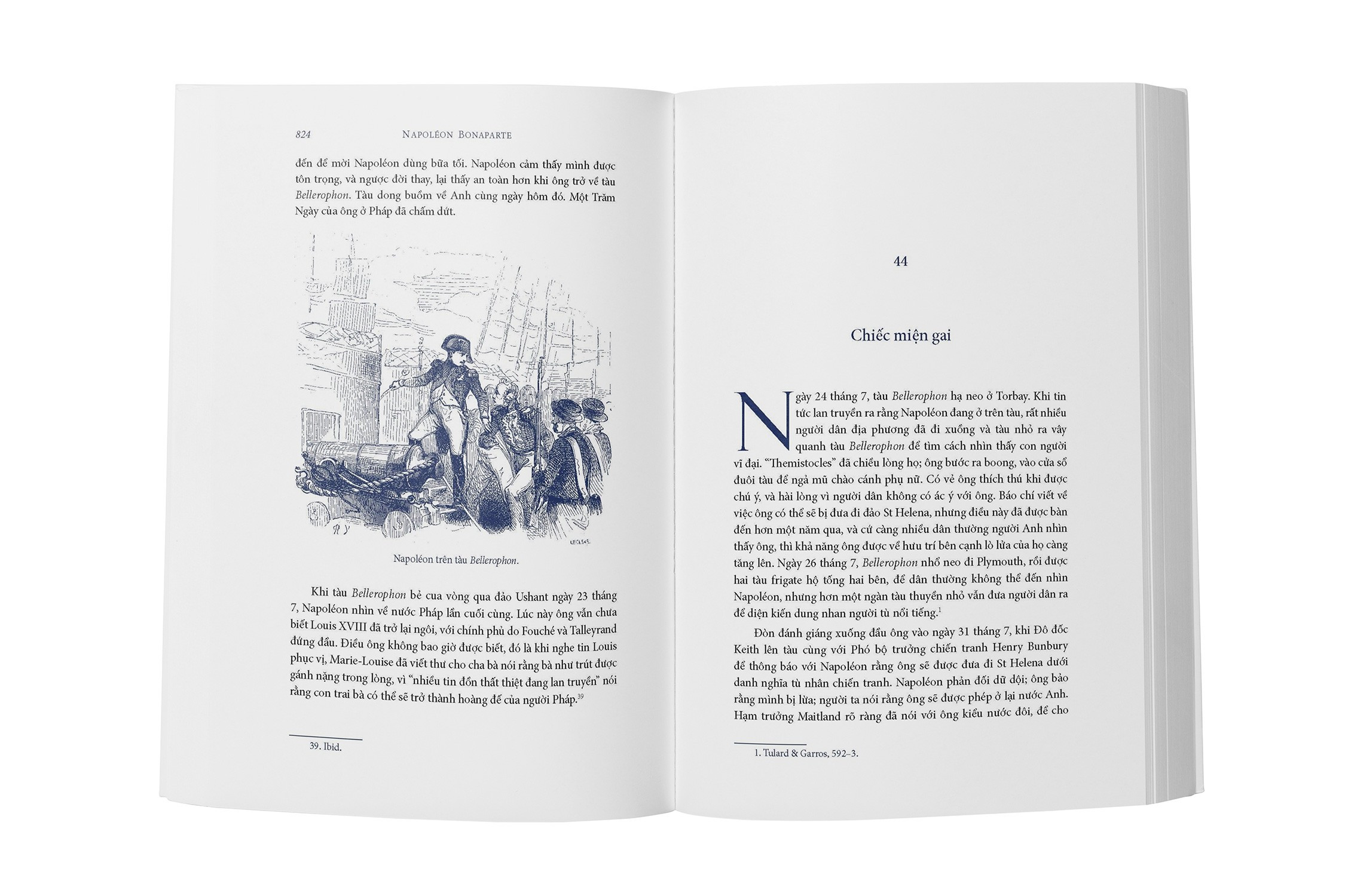 Sách Napoléon Bonaparte Tặng bookmark Vadata