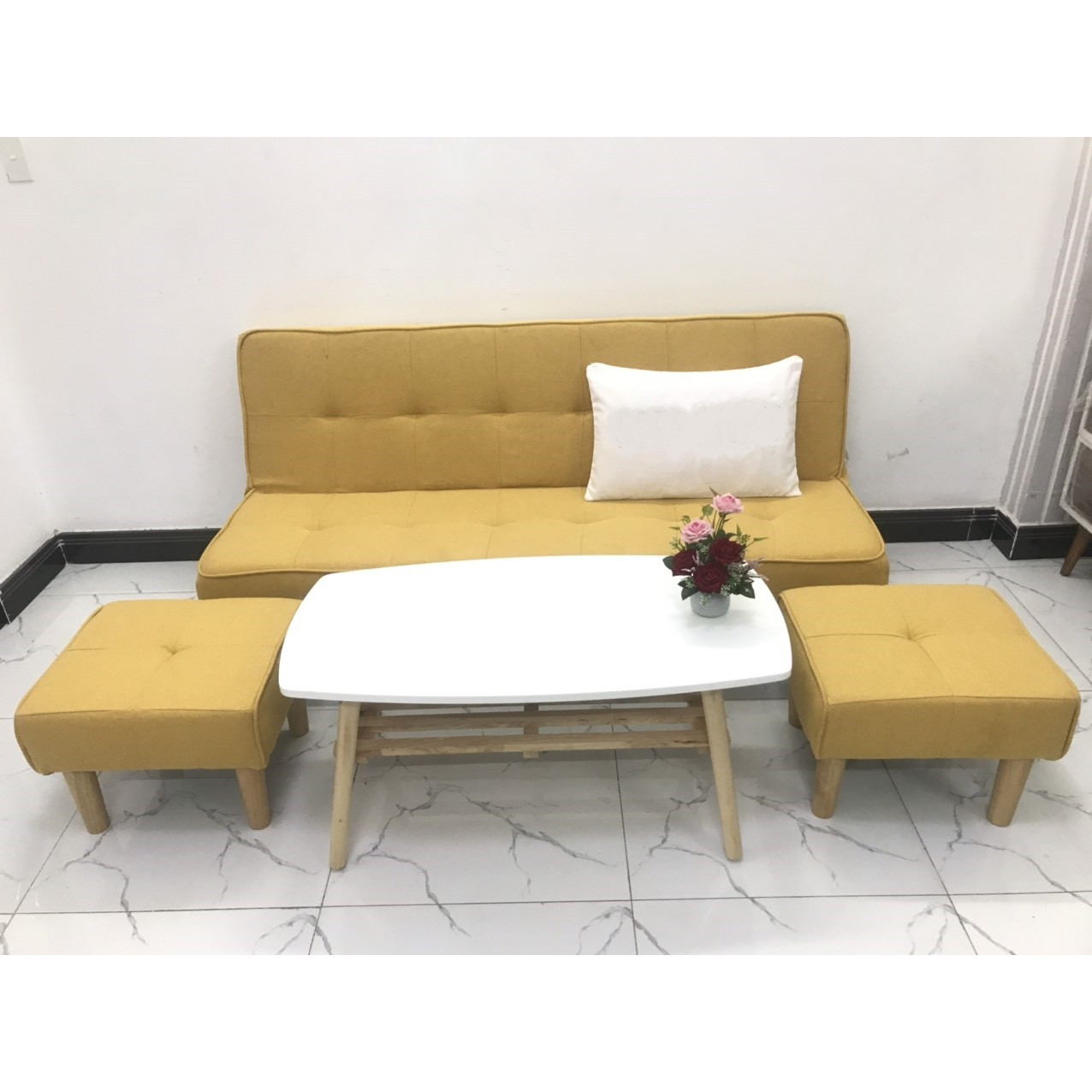 Bộ ghế sofa giường1m7x90 sofa bed phòng khách, sopha, salon sivali03