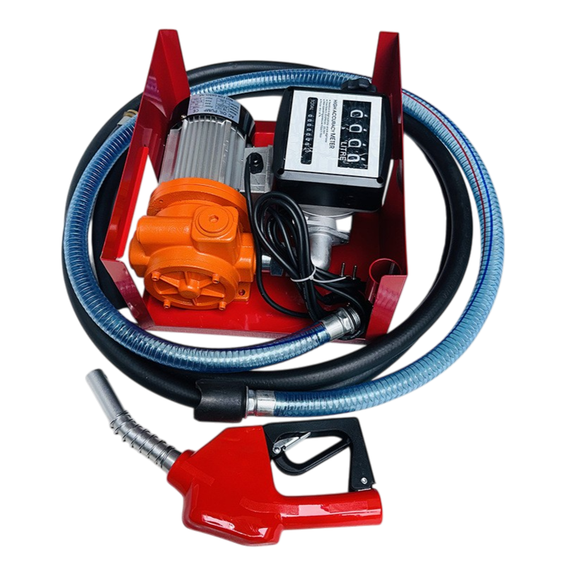 Máy Bơm Dầu Diesel ZYB-110 12V – 110L/phút, Có Đồng Hồ Đếm Lít, Bơm Nhanh &amp; Chính Xác