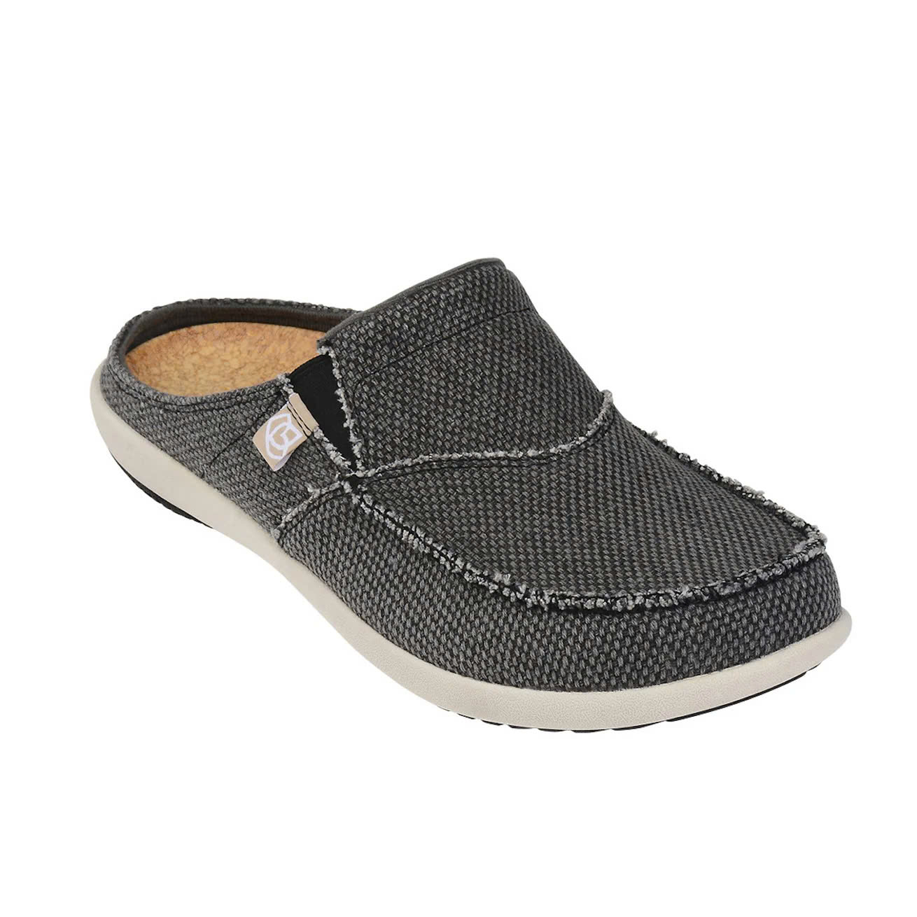 Giày lười sức khỏe nữ Spenco Siesta Charcoal - Giày sục đệm nâng vòm cho người đứng lâu, hoạt động nhiều