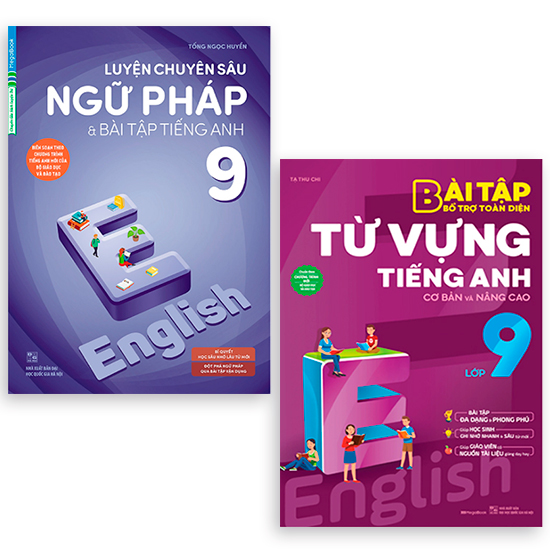 Combo Củng Cố Toàn Diện Từ Vựng Và Ngữ Pháp Tiếng Anh Lớp 9