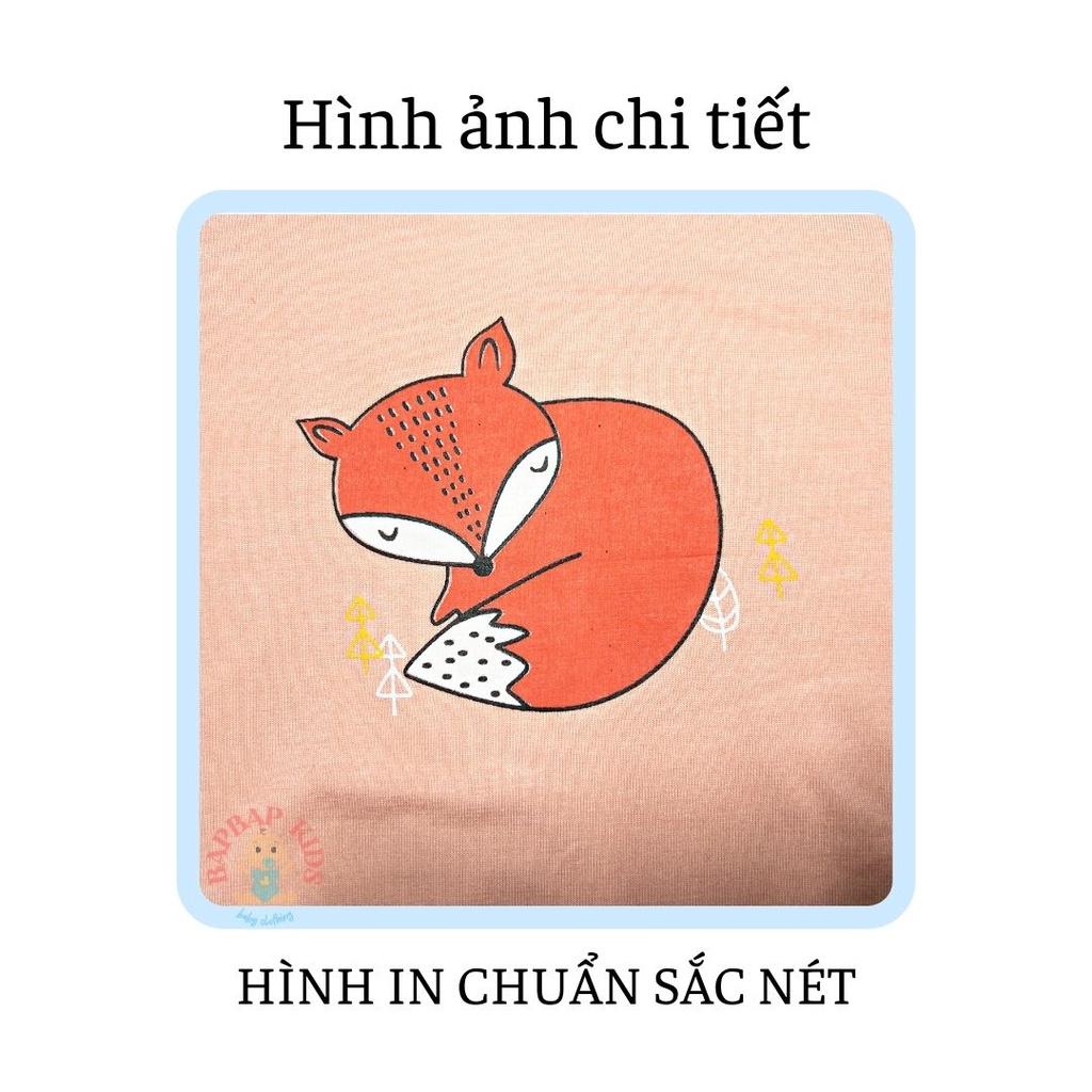 Bộ Cộc Tay Cho Bé Trai, Bé Gái BAPBAP Vải Thun Lạnh Minkymom Họa Tiết Hoạt Hình Dễ Thương, Đồ Bộ Trẻ Em Mặc Nhà CTHH