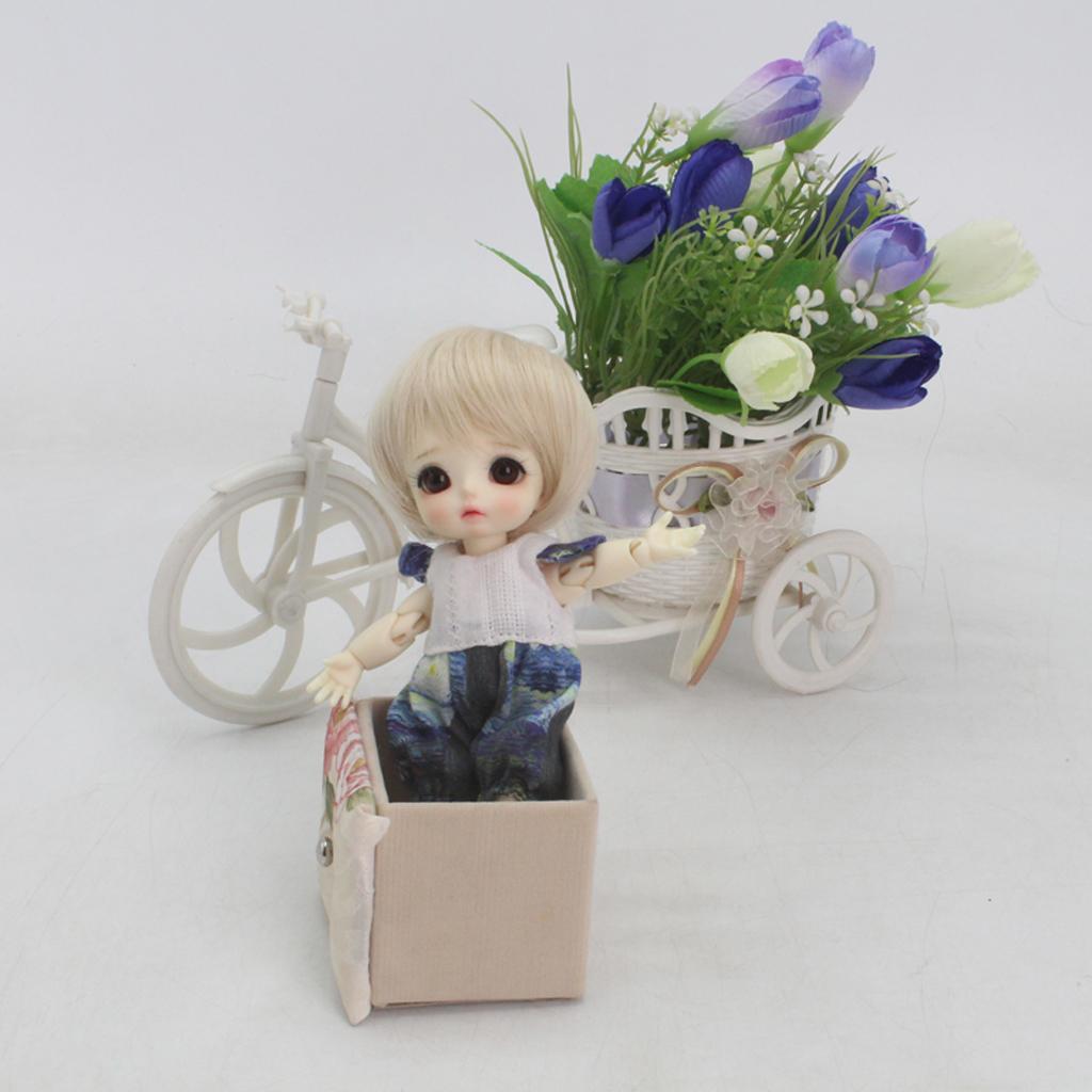 1 / 8   Mini   BJD   Doll   Hair   Artificial   Mohair      5 - 6 "  for