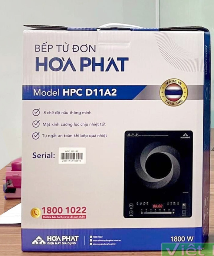 Bếp Từ Đơn Cao Cấp Hòa Phát HPC D11A2 (Made in Thailand) - Hàng Chính Hãng