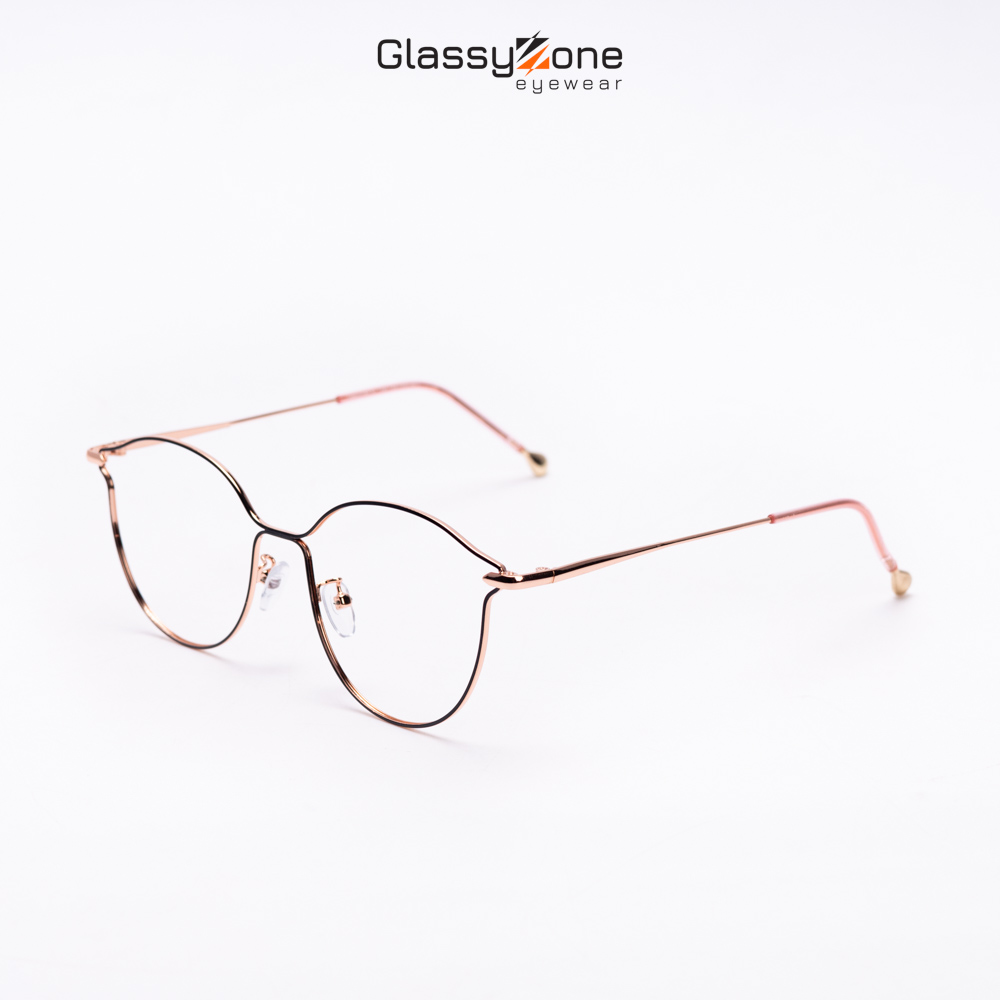 Gọng kính cận, Mắt kính giả cận kim loại Form Unisex Nam Nữ Patrick - GlassyZone