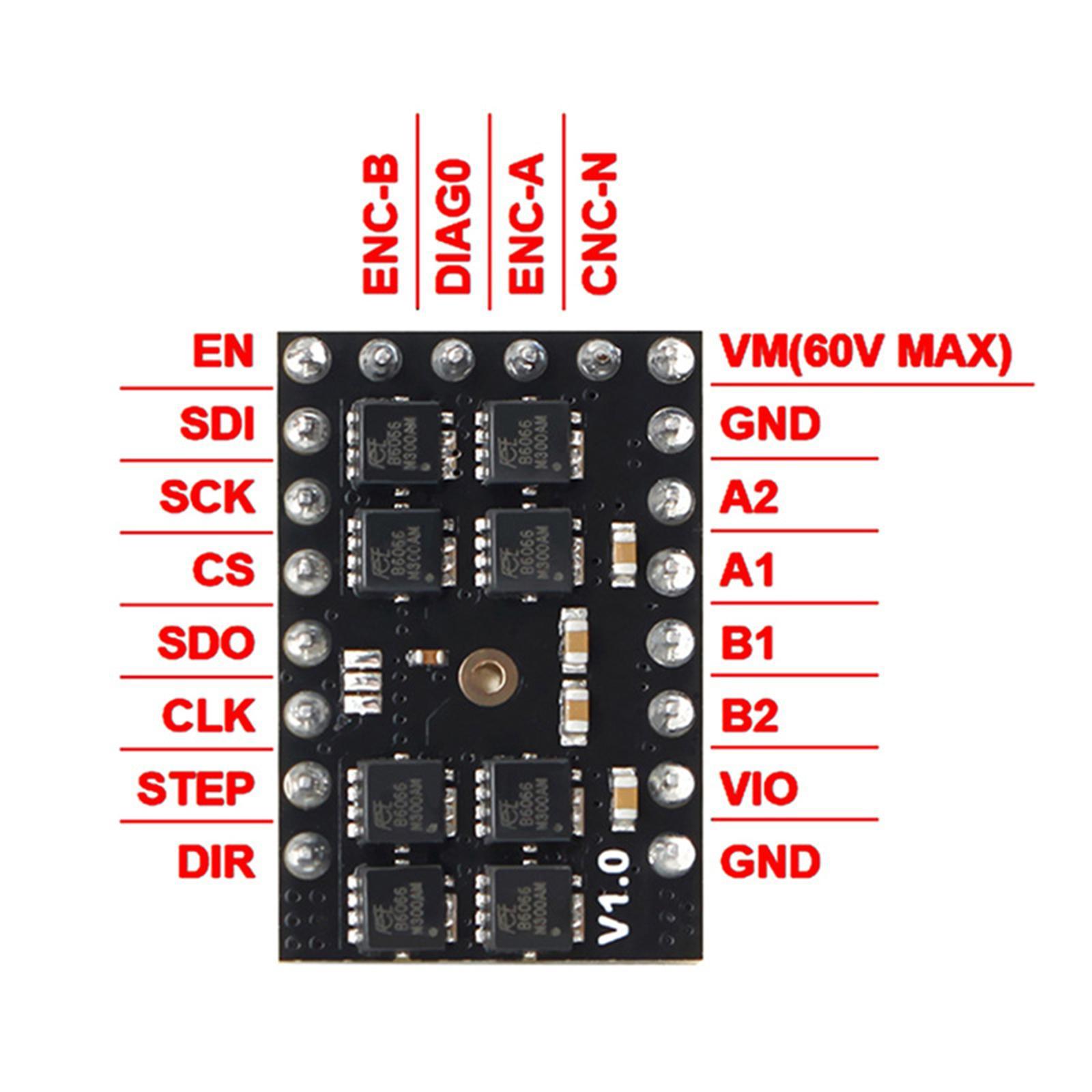 Qhv5160 Stepper Motor Driver Accessories W/ Cooling  Mute Driver