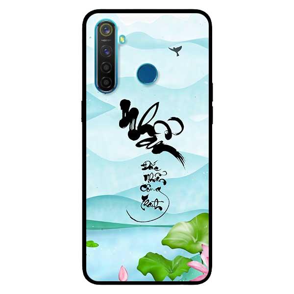 Ốp lưng dành cho Realme 5 Pro - Realme Q - Realme C3 - Thư Pháp Nhẫn