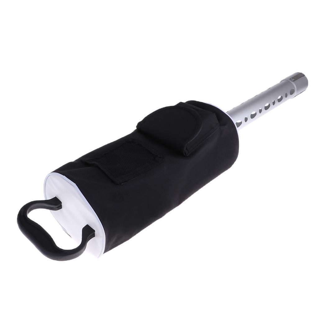 Golf Ball Retriever Portable Pocket  Storage Pick up  Black