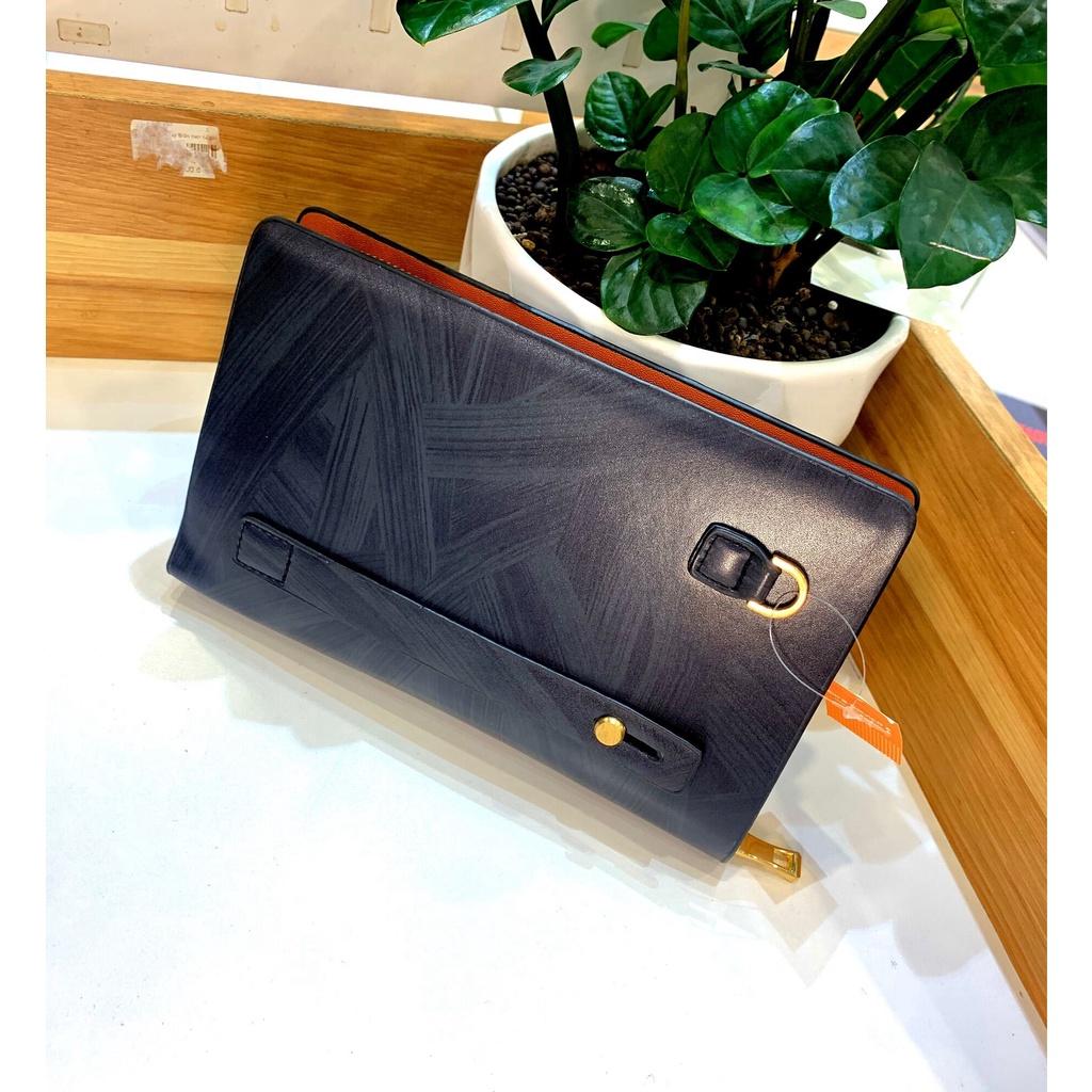 Ví Cầm Tay Nam Cao Cấp 0202.Clutch Da Cầm Tay.Bóp Da Cầm Tay Daishu.
