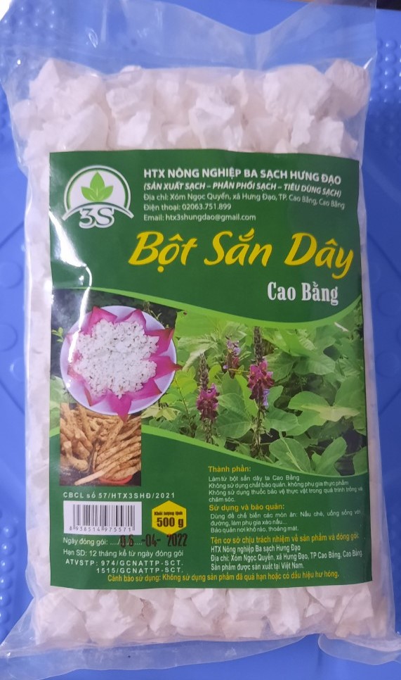 Bột Sắn Dây Cao Bằng 500g