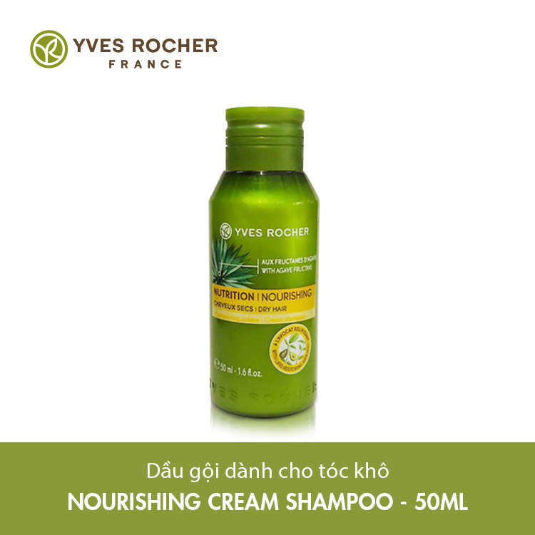 Dầu Gội Dành Cho Tóc Khô Mini Yves Rocher Nourishing Cream Shampoo 50ml