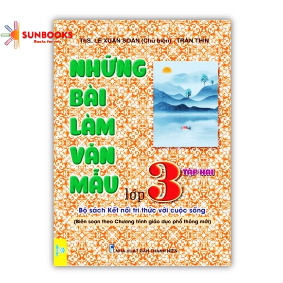 Sách - Combo Những bài làm văn mẫu lớp 3 - Tập 1 + 2 ( Bộ sách kết nối tri thức với cuộc sống