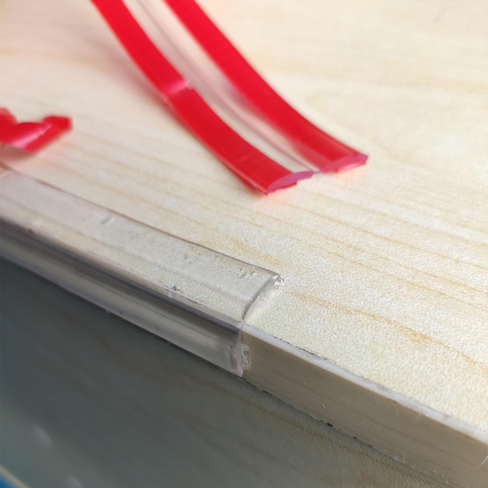 Baby Proofing,Edge Protector Strip Clear,Silicone Soft Corner Protectors Pre-Taped Strong Adhesive,Edge Protectors for Cabinets, Tables, Drawers