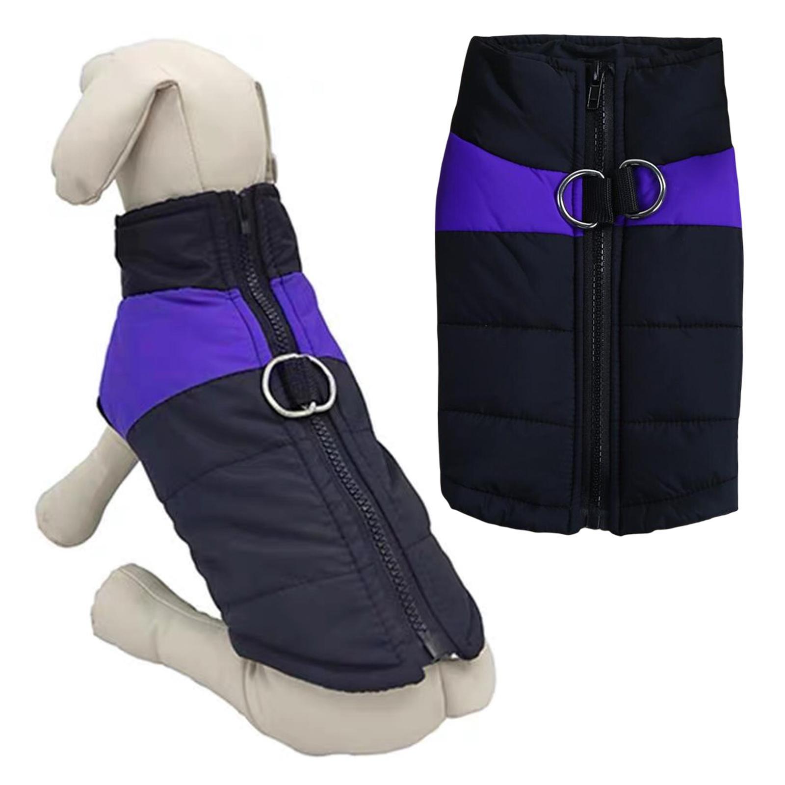 Pet Dog Clothes Vest Jacket Warm Puppy Waterproof Winter Padded Coat