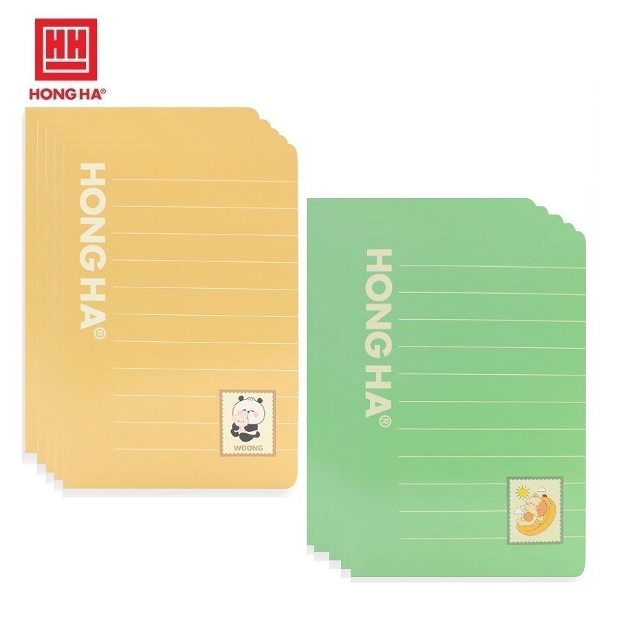 Lốc 5 quyển vở kẻ ngang A4 Hồng Hà Study Tem 1458 / 1459 - Tập sinh viên A4 kẻ ngang