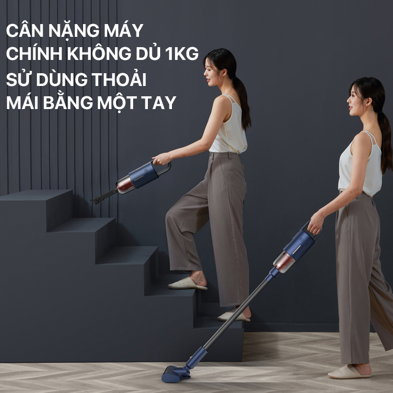 Máy hút bụi cầm tay không dây Deerma VC811- Hàng Nhập Khẩu