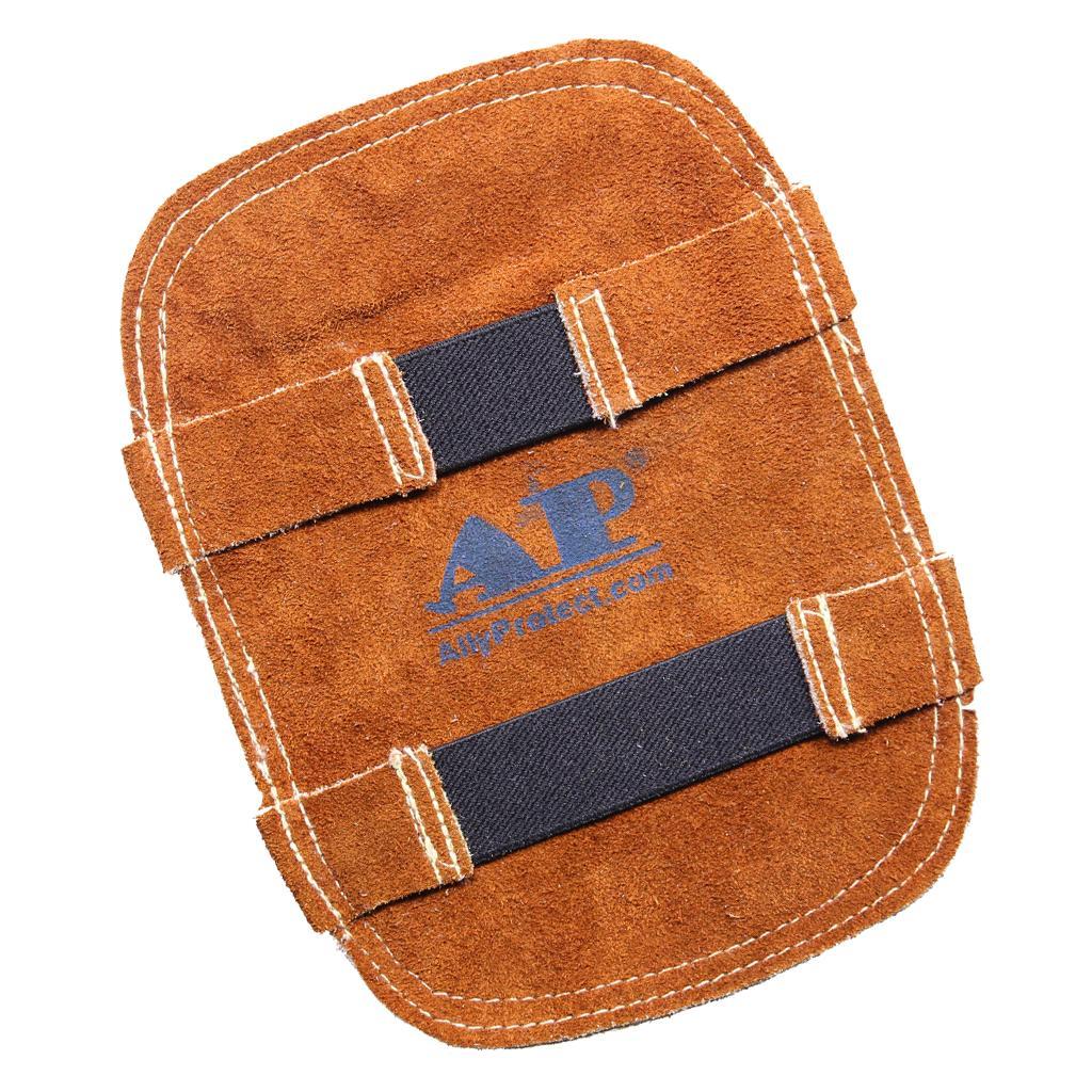 2Pcs Cowhide Leather Welding Gloves Protective Gloves Welder Hands Safety