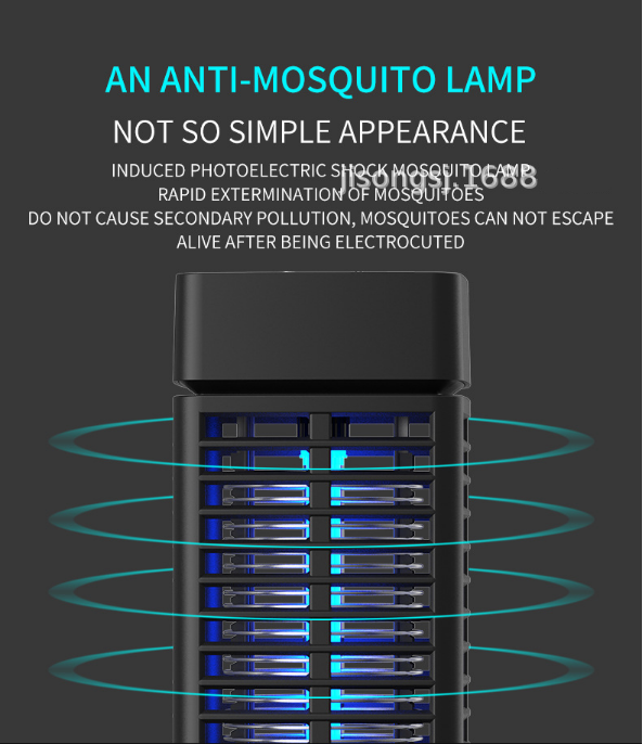 Đèn Diệt Muỗi Gia Đình Căn Hộ Hiệu Quả UV Mosquito WAVE 360° phạm vi 20 mét vuông