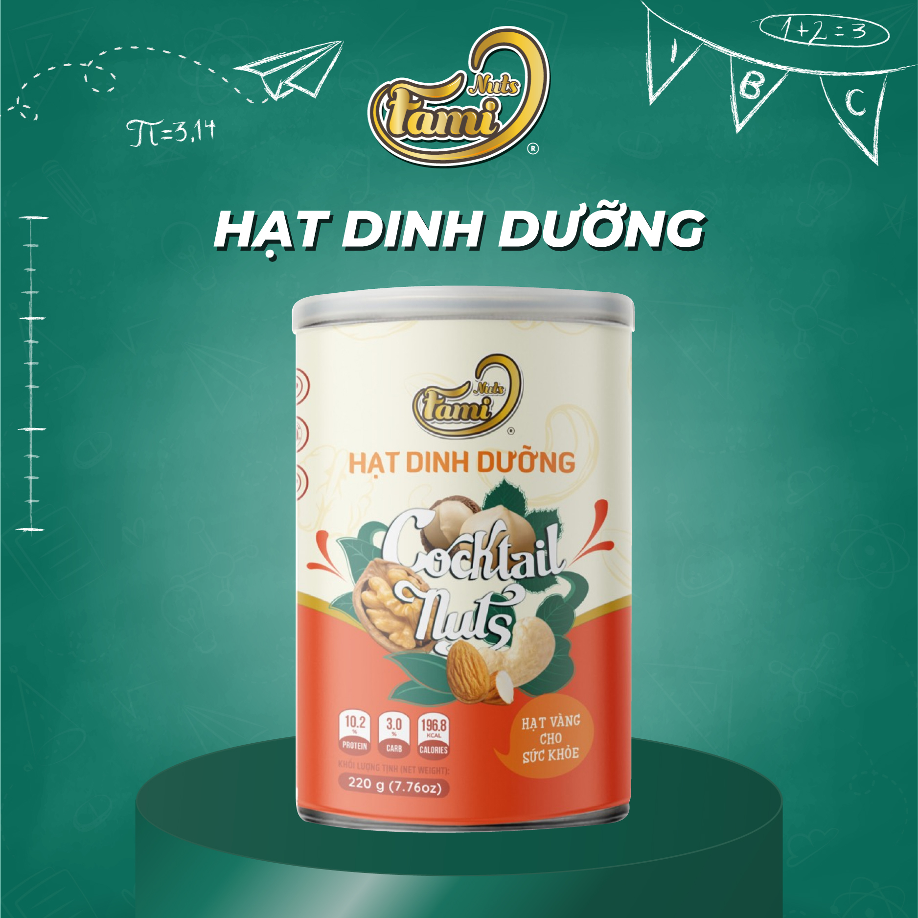 Hạt Dinh Dưỡng FAMINUTS (220g / Hũ)