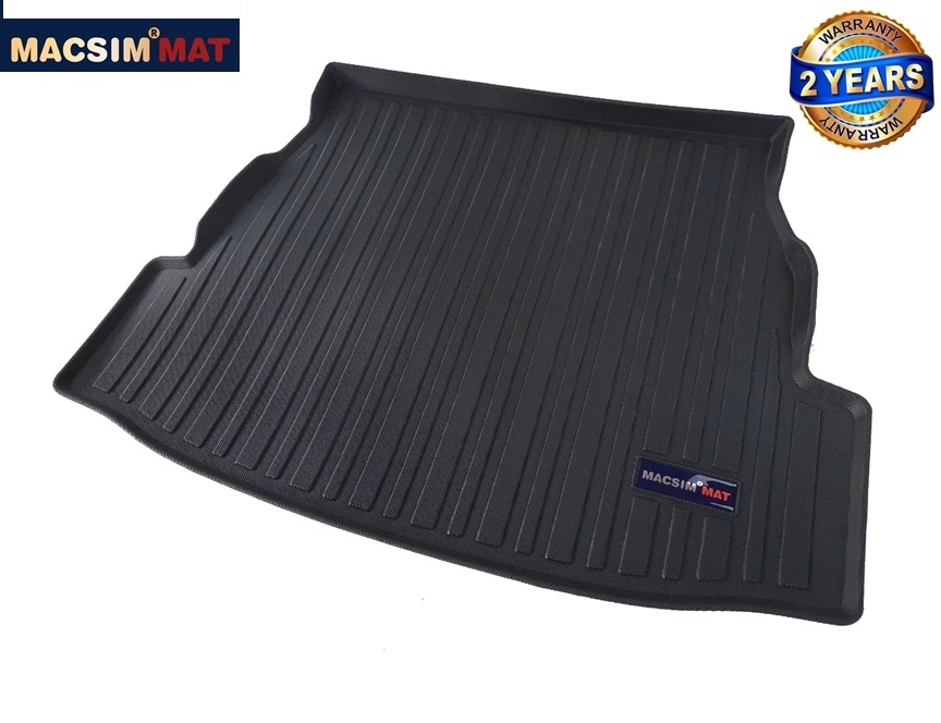 Thảm lót cốp xe ô tô Toyota Rav4 2019-đến nay nhãn hiệu Macsim chất liệu TPV cao cấp màu đen (335)