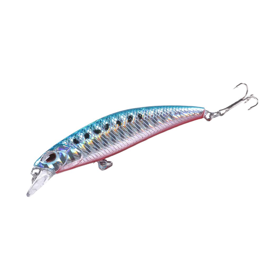 Minnow Fishing Lures Treble Hooks Swimbait Fishing Bait Crankbaits 01
