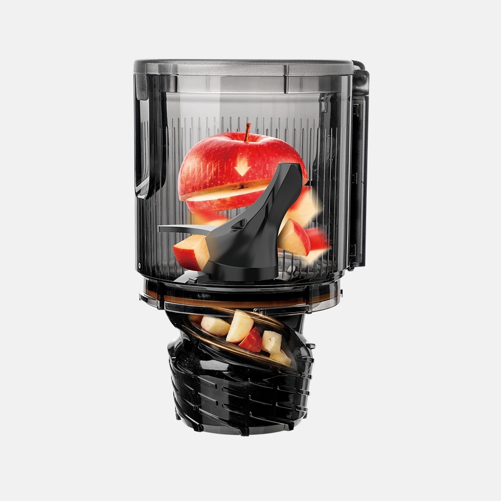 Máy Ép Chậm Trái Cây Nguyên Quả Locknlock Slow Juicer EJJ441BLK 200W, Hàng Chính Hãng, Miệng Rộng - JoyMall