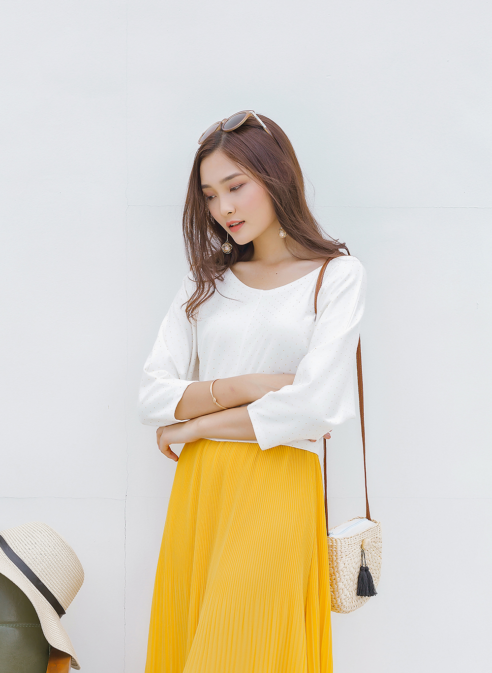 Áo Thun Cánh Dơi Chấm Bi