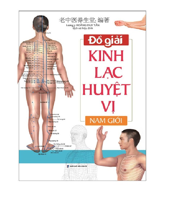 Sách Combo Đồ Giải Kinh Lạc Huyệt Vị Cơ Thể / Đồ giải Kinh Lạc Huyệt Vị Nam giới