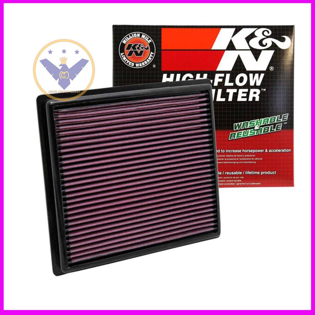 Lọc gió động cơ vĩnh cửu K&N cho xe Mitsubishi Triton, Pajero Sport - 33 2951