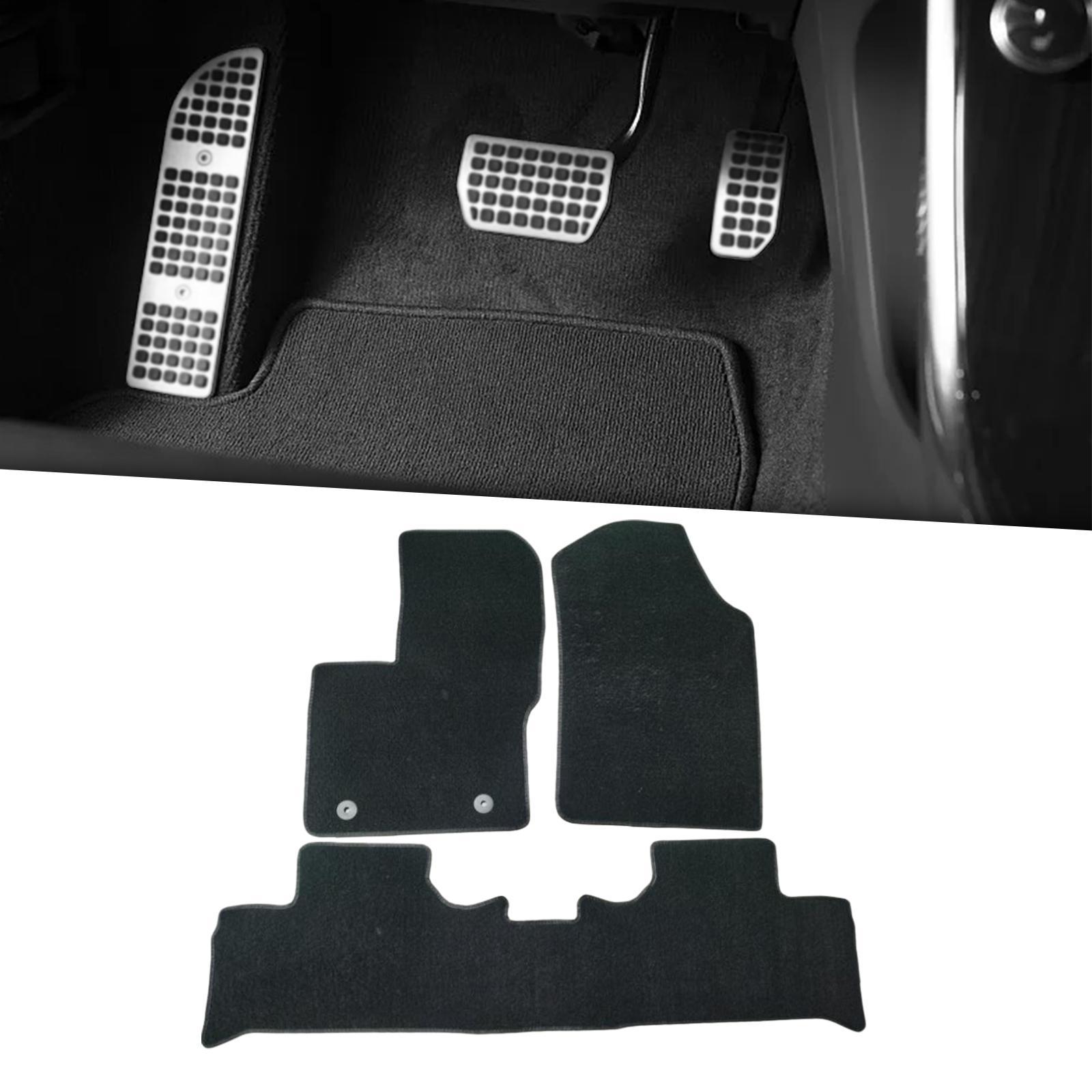 3 Pieces  Mats Black for Byd Yuan Pro High Quality