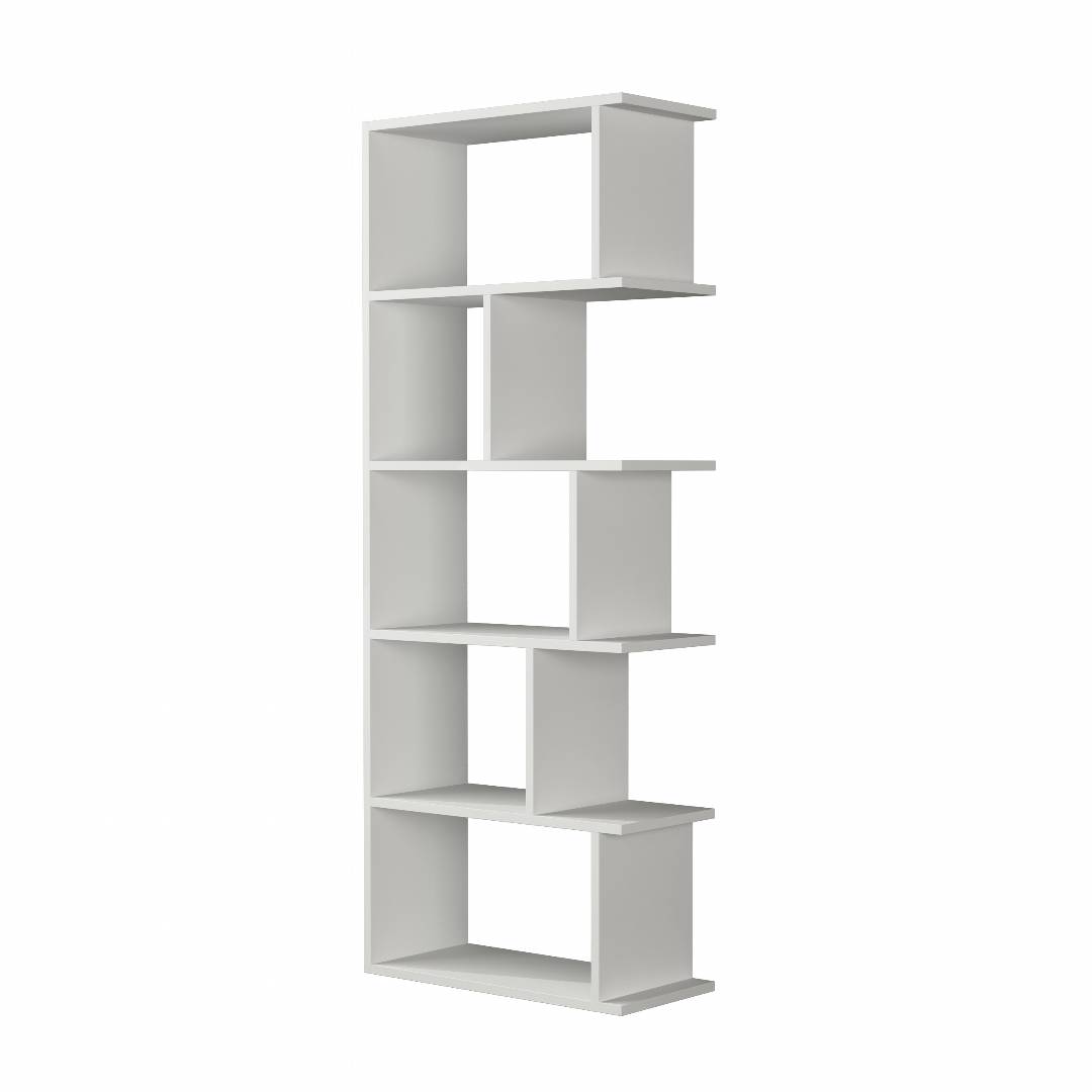 Kệ sách gỗ hiện đại SMLIFE Bayside  | Gỗ MDF dày 17mm chống ẩm | D60xR28xC160cm