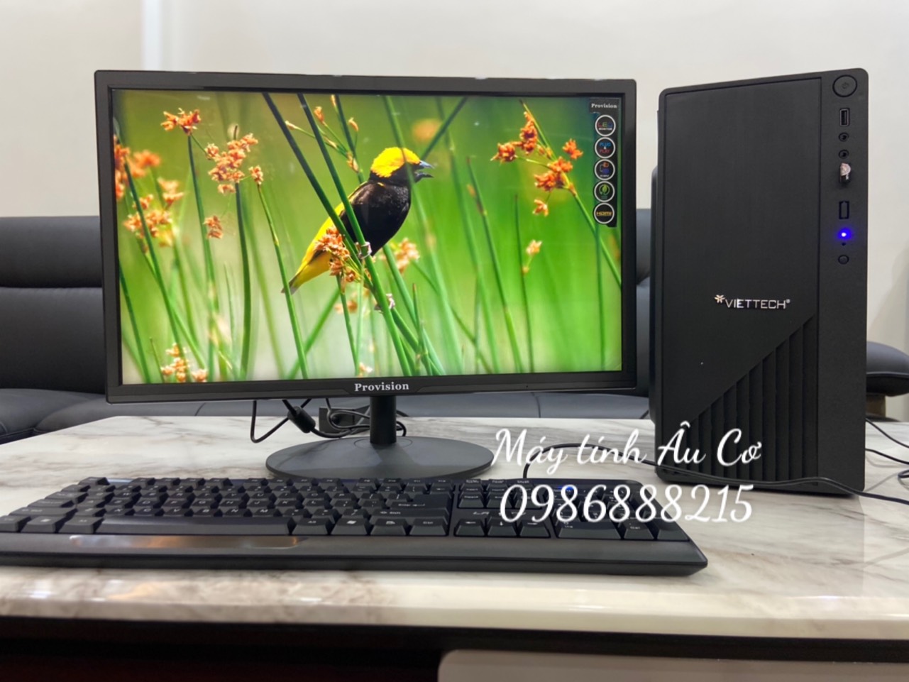 Bộ Máy tính đồng bộ Dell Optiplex Core i5 3470 / Ram 8GB / SSD 240GB màn Dell 19.5 inch - Bàn phím chuột Dell -chuyên dùng Học Tập văn Phòng Giải trí - Hàng nhập khẩu