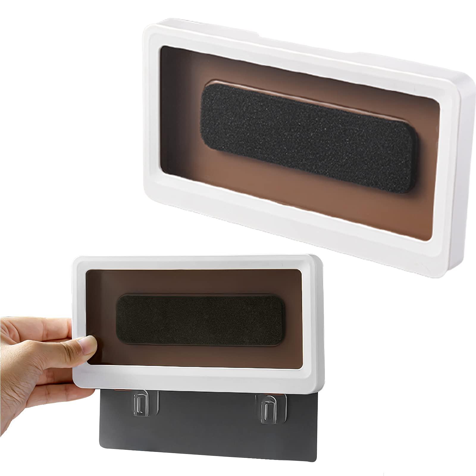 Người giữ điện thoại di động 2PCS, lắp tường, màn hình chống phù hợp cho phòng tắm, giá đỡ điện thoại di động, không thấm nước, cho điện thoại di động lên tới 6,8 inch