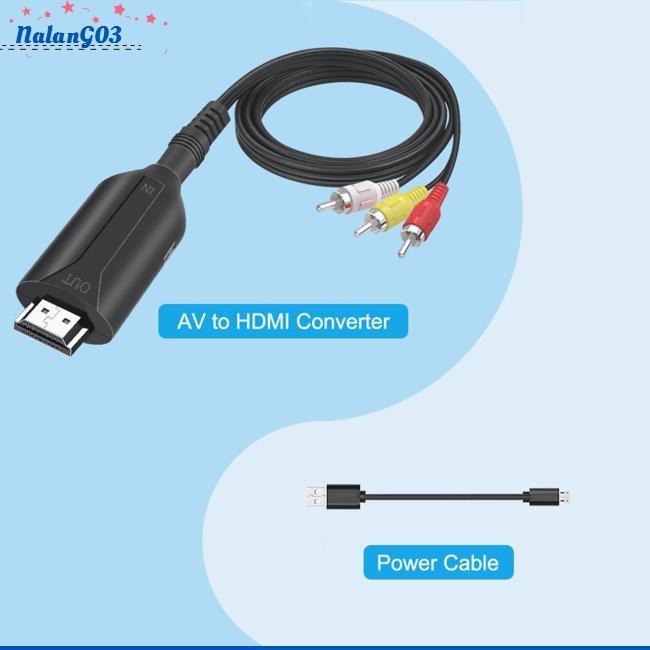 Cáp Chuyển Đổi NA Av Sang Hdmi 1080p 720p Cho Pc Sang Tv Set-top Box