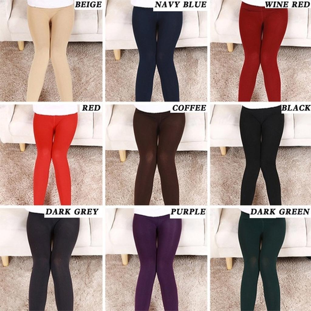 Ladies Fleece Lined Leggings Thick Winter Warm Tights