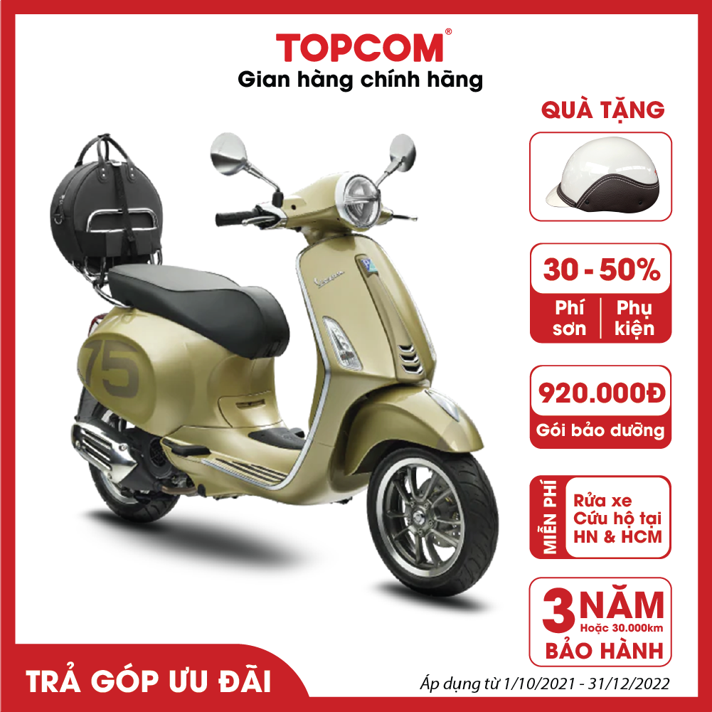 [Chỉ giao HCM &amp; HN] Xe Vespa Primavera 75th 125