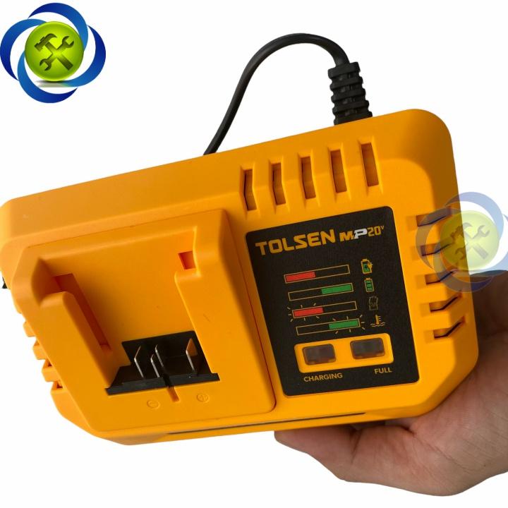 Sạc Pin 20V 4.0Ah công suất 110W Tolsen 87486