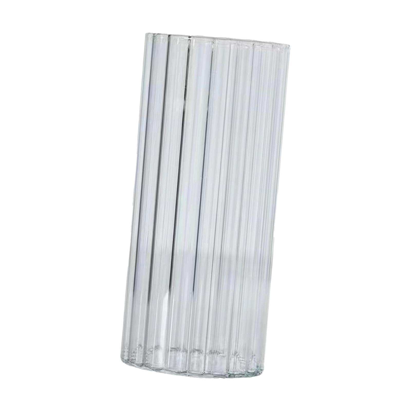 Glass Vases Glass Flower Vase Aesthetic Flowers Holder Dried Flower Container Vase Terrarium Plant Holder for Dining Room Desktop