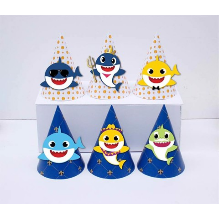 Nón sinh nhật cho bé Baby Shark birthday hat tcl55