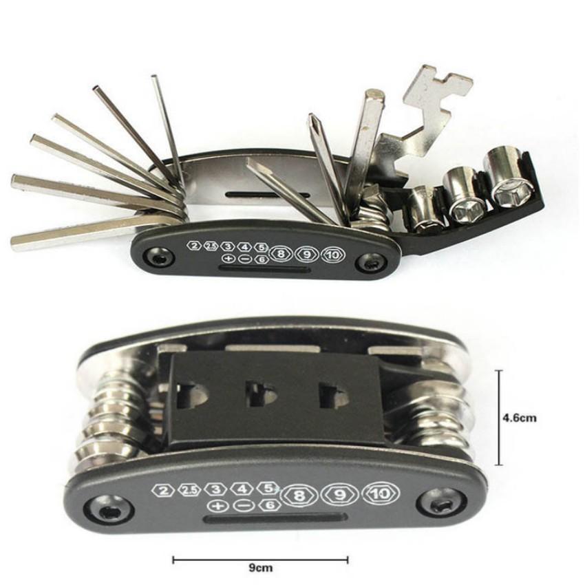 Bộ dụng cụ sửa chữa xe đạp đa năng gọn nhẹ du lịch TL 346-1