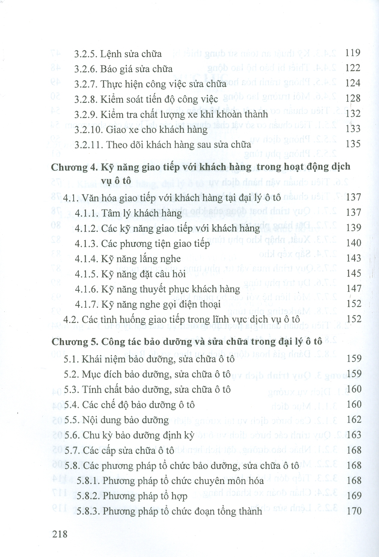 Giáo Trình Quản Lý Dịch Vụ Ô Tô