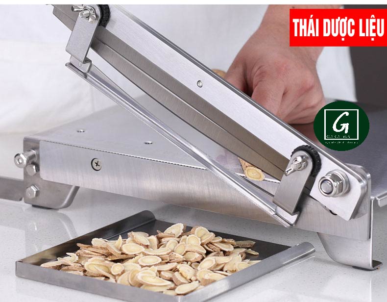 Dao Chặt Thịt Gà, Thái Thịt Bò Đông Lạnh, Cắt Chân Giò, Thái Thuốc Bắc KD0288, 2 Lưỡi Thép 30CR13, Inox 430 - Tặng Tay Mài KD0315